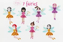 Watercolor fairy clipart | Magical fairies PNG illustrations Product Image 2