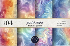 Pastel Smoke Swirl Pattern | Dreamy Abstract Background Product Image 1