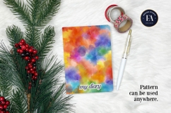 Watercolor Wash Digital Paper | Seamless Rainbow Texture Product Image 4