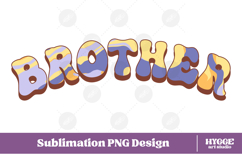 brother Png Retro Retro Mother&#039;s Day Mom Sublimation Product Image 1