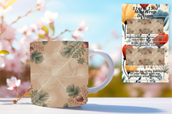 Enchanting 15oz Mug Wrap Png Template , Christmas Product Image 1