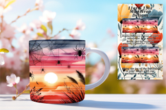 TRENDY 11oz Mug Wrap PNG Template , Halloween Product Image 1