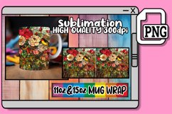 Serene Stained Glass Mug Wrap Impressions 11oz/15oz Product Image 1