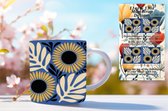 Timeless 15oz Mug Wrap Png Design , Flowers Product Image 1