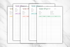 Debt Payment Tracker Editable Template 2 Product Image 3