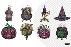 Whimsical Halloween Clipart Product Image 1