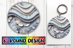 Bright Moments Round Ornaments, Pattern Product Image 1