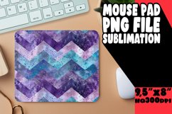 Vibrant Stripe Mouse Pad with Glitter Product Image 1