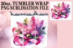 Cheerful escapes 20oz tumbler wrap, Flowers Product Image 1