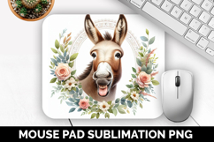 Cute Animals Mouse Pad Bundle, Sublimation Mouse Pad PNG Product Image 12