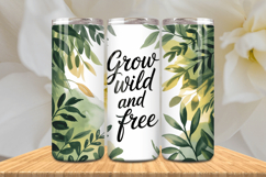 Positive Affirmations 20oz Tumbler wrap Inspirational Quotes Product Image 1