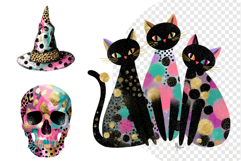 Coquette Sparkly Halloween Clipart Product Image 1