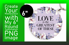 Artful Round Design Coaster PNG , Religious Product Image 1