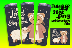 20oz Tumbler Sublimation PNG , Religious Product Image 1