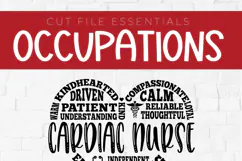 Cardiac Nurse svg, a Cardiologist heart subway art svg Product Image 4