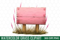 Watercolor Grass Clipart Product Image 1