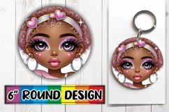 Cozy Circle Designs for Cars PNG, Love Girl Product Image 1
