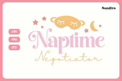 Funny Mom Quotes SVG Vol. 2 | Naptime Negotiator Product Image 3