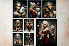 Christmas Girl Moody Holiday Junk Journal Printable Papers Product Image 13