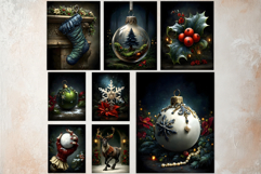 Christmas Girl Moody Holiday Junk Journal Printable Papers Product Image 16