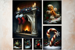 Christmas Girl Moody Holiday Junk Journal Printable Papers Product Image 17