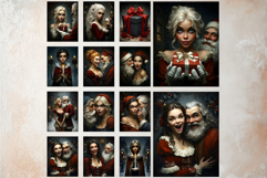 Christmas Girl Moody Holiday Junk Journal Printable Papers Product Image 6