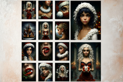 Christmas Girl Moody Holiday Junk Journal Printable Papers Product Image 8