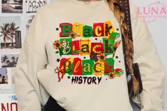 Black History Month PNG, My History Is Strong, Afro American Product Image 3