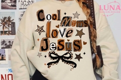 Jesus PNG, Retro Jesus Shirt png, Christian Png, Cool Moms Product Image 5