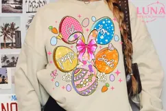 Happy Easter Png, preppy Easter Png, Coquette Egg png Product Image 5