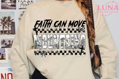 Faith Can Move Mountains Png, Christian Gift Png, Faith Png Product Image 1