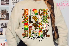 Black History Month PNG, My History Is Strong, Afro American Product Image 4