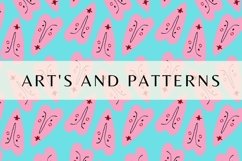 Funky Valentine seamless patterns bundle Product Image 29