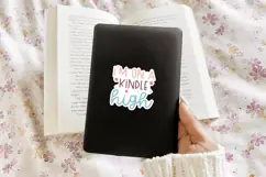 Kindle Lover - Reading Quote SVG | I'm On A Kindle High Product Image 4