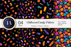 Candy Treats Pattern Seamless Digital Paper Product Image 1