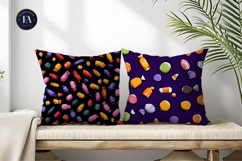 Tileable Seamless Candy Treats Digital Paper Product Image 2