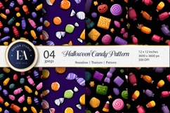 Tileable Seamless Candy Treats Digital Paper Product Image 1