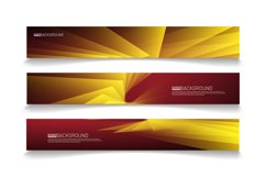 Modern web banner background. abstract vector template Product Image 1