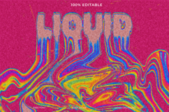 Liquid Melted Text Effect Photoshop Template Product Image 1