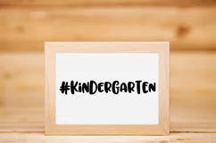 #Kindergarten SVG Cut File - Back to School DXF EPS PNG JPG Product Image 3