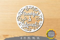Thankful & Blessed SVG Product Image 1