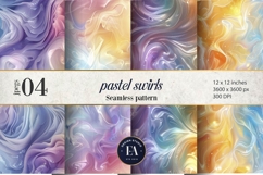 Pastel Smoke Swirl Pattern | Dreamy Abstract Background Product Image 1