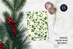 Ivy Floral Pattern | Vintage Botanical Leaf Texture Product Image 4