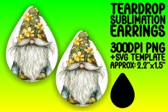 Radiant Gnome Serenity: Watercolor Teardrop Tranquility Product Image 1