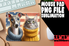 Enchanted Desk Pad PNG Style, Dog and cat Product Image 1