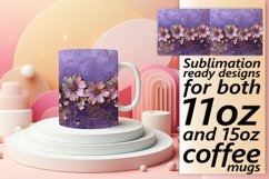 Blossom Leopard Glitter Mug Sublimation Product Image 1