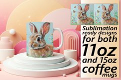 Whimsical Easter Bunny Sublimation: Easter Joy Product Image 1