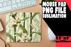 Stylish Petal Striped Mouse Mat - Sleek Workspace Accent Product Image 1