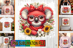 VIBRANT Sublimation Art for TSHIRTS, Cute Animals Product Image 1