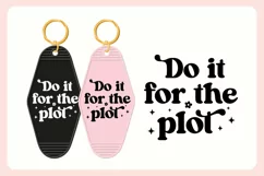 Book Lover Motel Keychain SVG Vol. 2 | Do It For The Plot Product Image 3